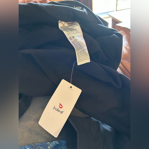 Baleaf Thermal Lined Black Yoga Pants. XS. NWT - Picture 10 of 10